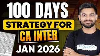 100 Days strategy for CA Inter Audit Jan 2026  | CA Aakash Pednekar