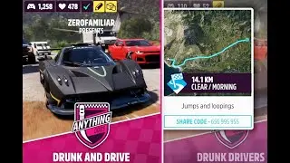 Fun Forza Horizon 5 Event Drunk and Drive Share Code 656 995 955