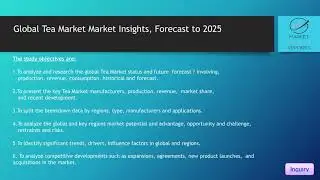 Global Tea Market Insights, Forecast to 2025