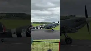 Sometimes planes are more exciting than bikes! 😄 #iwmduxford #duxford #spitfire