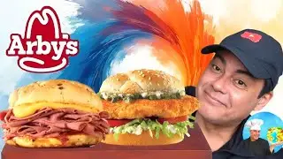 My first time to review Arby's/ Beef and Cheddar & Surf N