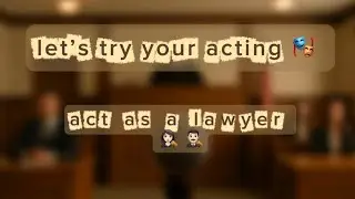 🎭 Justice Isn’t Just in Courtrooms - New Acting Monologue 