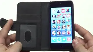 Fliptroniks Black Leather Wallet Flip Case for Apple Iphone 5/5s Benefits & Features
