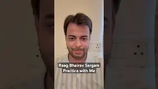 Raag Bhairav Sargam Practice with me #raag #musicpractice #musictutorial #singinglessons #musicvideo