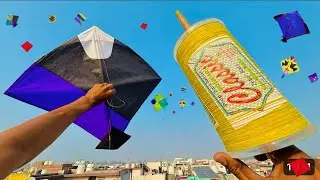 Addhi kite flying on Rooftop 🪁| New manjha testing | Today kite vlog