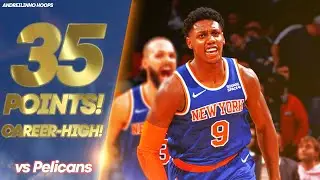 RJ Barrett Career High 35 POINTS vs Pelicans! ● 30.10.21 ● MSG FEED ● 60 FPS