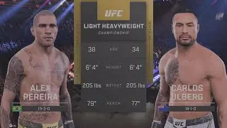 UFC 06 - Alex Pereira vs Carlos Ulberg | Light Heavyweight Championship (4K)