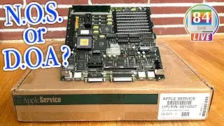 LIVE: Is this NEW old stock Apple Macintosh SE/30 logic board DOA? ☠️