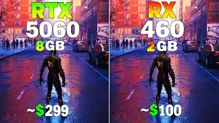 RTX 5060 vs RX 460 - Test in 12 Games