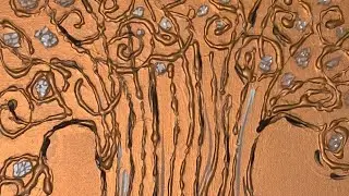 Tree of Life  Glue Gun Painting