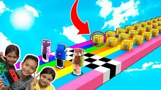 CARRERA DE LUCKY BLOCKS | Guzmancitos