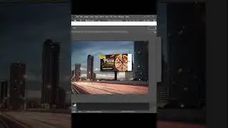 Bill Board Mockup In Photoshop #shortsfeed #shorts #photoshoptutorial