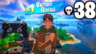 38 Kill Solo Squads Eren Jaeger Skin Gameplay 