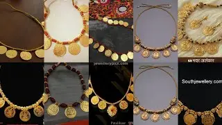 Gold Coin necklace | Stylish coin Necklace for weddings/patties | party wear gold necklace #necklace