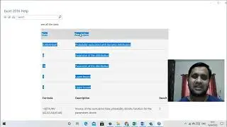 ANIRUDH CLASS B - BETA.INV FUNC - MICROSOFT EXCEL 2016