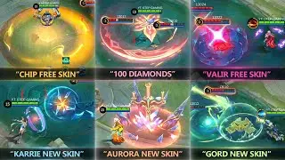 New Skins Gameplay! Aurora, Esmeralda and upcoming FREE Skins...