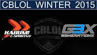 KBM vs G3X Game 1 | KaBuM! Orange vs g3nerationX (24.05.2015) [CBLOL Winter 2015]