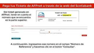 Guía de Pago AFPnet: ¿Cómo pagar tus tickets de AFPnet desde la web del Scotiabank?