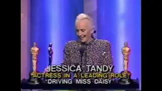 Jessica Tandy Winning Oscar in 1990