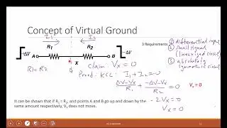 L15-3 Virtual Ground Concept and Gain of Differential Amplifier