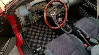 90-93 ACURA INTEGRA P2M Checkered Floor Mats! (Only $100)