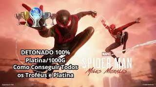 Spider Man Miles Morales | Como Conseguir Todos Trof&eacute;us | Detonado 100% | Platina | Sem Coment&aacute;rios🏆