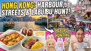 Hong Kong 🇭🇰 l what I ate w/ prices, labubu shopping at ladies' market, claw machine