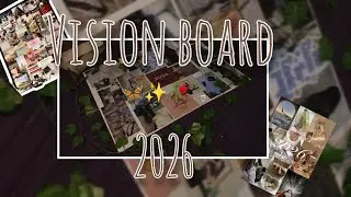 Vision board 2026 ~~أهداف السنة الجديدو ، موتيڤاسيون للي مازال ماداروها 🥀✨