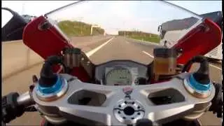 Ducati 1199 Panigale S Top Speed Onboard 300+ HD