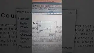 Word Count Ms word.#techtutorial #computer #msoffice #new #breakingnews #om #news #subscribe #tech