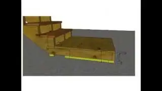 How To Build and Install Landing at Bottom of Basement Stairs