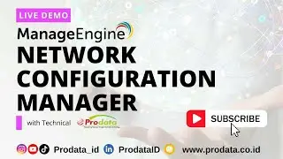 Live Demo Network Configuration Manager Prodata ManageEngine : End-to-end configuration management