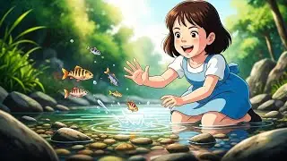 Quiet Days on a Floating Farm 🌾 | Bamboo Cutting & Slow Village Cooking | Ghibli-Style