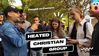 One man army!!! one Muslim debates whole Christian group!!! look who won