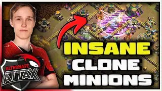 ATN.aTTaX Super Minions Clone DESTROYED Base in Clash of Clans