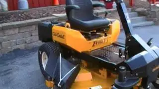 60'' cub cadet zero turn lawn mower with steering wheel