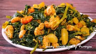 সবাইকে যদি এভাবে লাউ শাক চিংড়ি খাওয়াতে পারতাম || Lau Shak recipe || Tumpa