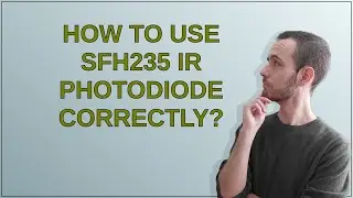 Electronics: How to Use SFH235 IR Photodiode Correctly?