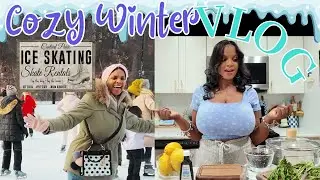 NYC WEEKEND VLOG: Post-Christmas Home Reset + Family Ice Skating + Williams Sonoma Winter Simmer Pot