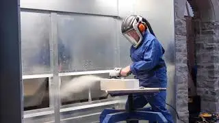 AES Stone Grinding & Cutting Booth