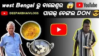 West bengal ରୁ ବାଲେଶ୍ୱର || ପାଗଲ୍ DON😎 ||DEEPAK BHAI VLOGS || ODIA VLOGS ||#vlog #daliyvlog 