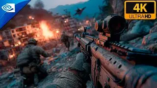 NIGHT STEALTH MISSION | LOOKS ABSOLUTELY AMAZING | ULTRA Graphics Gameplay | BATTLEFIELD | 4K 60FPS