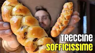 TRECCINE con gocce di CIOCCOLATO MORBIDISSIME e pronte in POCHE ORE