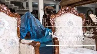 Wooden carved room chair in teak wood 