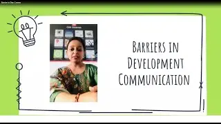 Barriers in Development Communication| Dr. Gitanjali Kalia