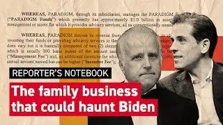 Paradigm: Fraud allegations against Biden family