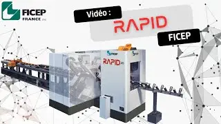 RAPID FICEP - Ligne automatique CNC de per&ccedil;age et de coupe haute vitesse pour corni&egrave;res