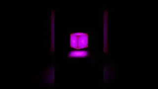 CSS 3d Glowing cube | Ambient light effects | Animation effects