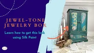 This Boho Jewelry Box Makeover is beautiful, delicate, and perfect for any room!