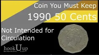 1990 50 Cents Coin - Not Intended for Circulation